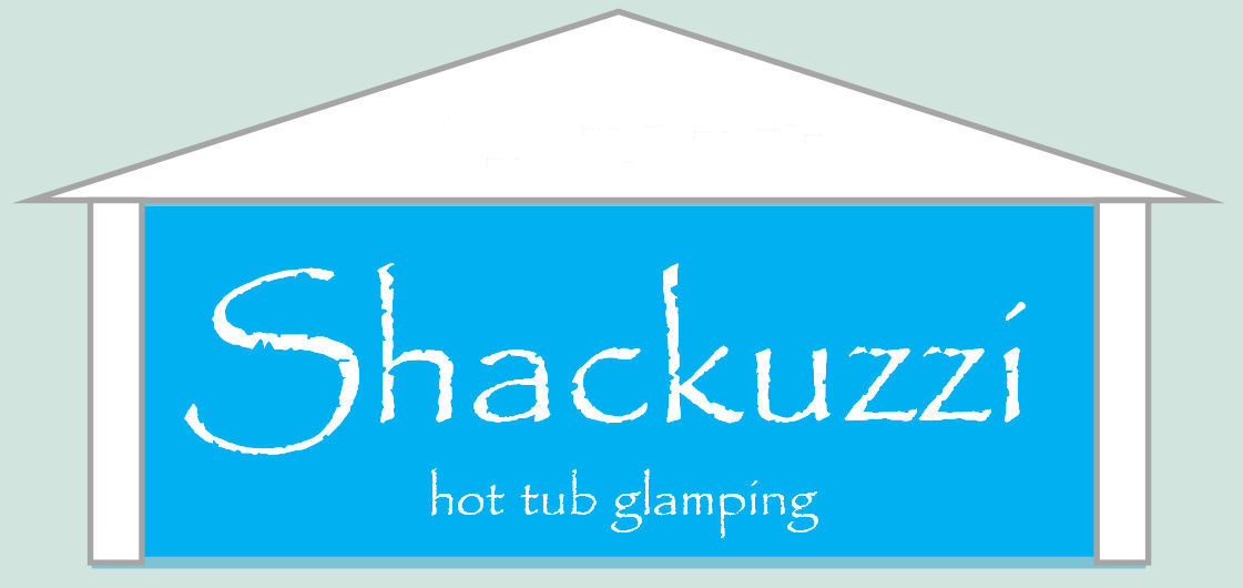 Shackuzzi hot tub glamping.